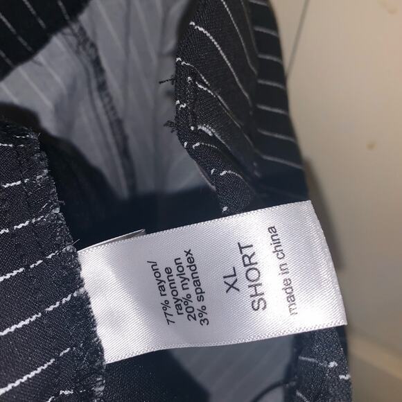 Maurices Black and White Striped Wide Leg Pants - Picture 4 of 10